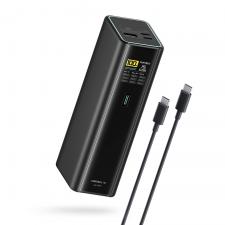 Baterie externa portabila Cuktech PB200U, 20000 mAh, 210W, 2x USB-C, 1x USB-A, Display, Negru