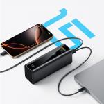 Baterie externa portabila Cuktech PB200U, 20000 mAh, 210W, 2x USB-C, 1x USB-A, Display, Negru 3 - lerato.ro