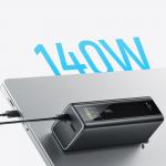 Baterie externa portabila Cuktech PB200U, 20000 mAh, 210W, 2x USB-C, 1x USB-A, Display, Negru 4 - lerato.ro