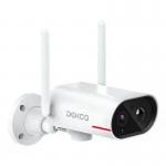 Camera de supraveghere DEKCO DC8L cu panou solar, Exterior, 3MP, Aplicatie dedicata, Alb 2 - lerato.ro