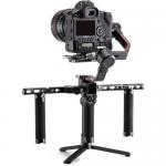 Maner dublu DJI Twist Grip compatibil cu stabilizator RS 2 / RSC 2, Eliberare rapida, Negru 4 - lerato.ro