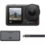 Camera video sport DJI Osmo Action 4 Adventure Combo, 4K, 10MP, 3 Axe, 1770 mAh, Autonomie 160 minute, Negru 2 - lerato.ro