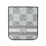 Carcasa DKNY Checkered compatibila cu Samsung Galaxy Z Flip 6, Bej 6 - lerato.ro