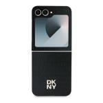Carcasa DKNY Repeat Pattern Stack Logo compatibila cu Samsung Galaxy Z Flip 6, Negru 2 - lerato.ro