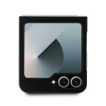 Carcasa DKNY Leather Metal Stack Logo compatibila cu Samsung Galaxy Z Flip 6, Negru 4 - lerato.ro