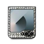 Carcasa DKNY Repeat Pattern Logo compatibila cu Samsung Galaxy Z Flip 6, Maro 4 - lerato.ro