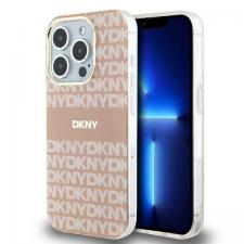 Carcasa DKNY IML Mono & Stripe cu MagSafe compatibila cu iPhone 13 Pro Max, Roz