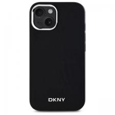 Carcasa DKNY Plain Logo cu MagSafe compatibila cu iPhone 14, Negru