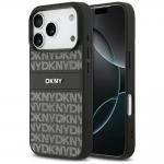 Carcasa DKNY Repeat Texture Pattern Tonal Stripe compatibila cu iPhone 17 Pro, Negru 4 - lerato.ro