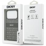 Carcasa DKNY Repeat Texture Pattern Tonal Stripe compatibila cu iPhone 17 Pro, Negru 9 - lerato.ro
