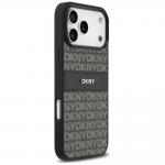 Carcasa DKNY Repeat Texture Pattern Tonal Stripe compatibila cu iPhone 17 Pro Max, Negru 5 - lerato.ro