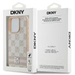 Carcasa DKNY Checkered Pattern Printed Stripes compatibila cu iPhone 16 Pro Max, Roz 9 - lerato.ro