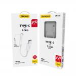 Adaptor audio Dudao L16C Pro, USB-C tata la Jack 3.5 mama, Alb 3 - lerato.ro