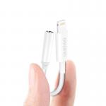Adaptor audio Dudao L16i, Lightning tata la Jack 3.5 mama, Alb 3 - lerato.ro