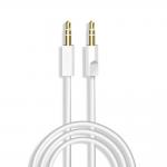 Cablu audio Dudao L12S, 1x tata jack 3.5 mm la 1x tata jack 3.5 mm, 1m, Alb 2 - lerato.ro