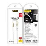 Cablu audio Dudao L12S, 1x tata jack 3.5 mm la 1x tata jack 3.5 mm, 1m, Alb 4 - lerato.ro