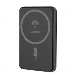 Baterie externa portabila Dudao K14S, 5000 mAh, 20W, USB/USB-C, Compatibila MagSafe, Wireless 15W, Negru 2 - lerato.ro