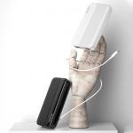 Baterie externa portabila Dudao K4S Plus, 20000 mAh, 10W, 2x USB, Alb 6 - lerato.ro