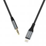 Cablu audio Dudao L11PRO, tata Lightning la tata jack 3.5 mm, 1m, Gri 5 - lerato.ro