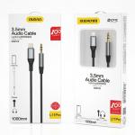 Cablu audio Dudao L11PRO, tata Lightning la tata jack 3.5 mm, 1m, Gri 4 - lerato.ro
