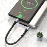 Cablu pentru incarcare si transfer de date Dudao L10C, 2x USB-C, 100W, 23cm, Negru 6 - lerato.ro