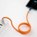 Cablu pentru incarcare si transfer de date Dudao L24CL, USB-C/Lightning, 30W, 1m, Portocaliu 7 - lerato.ro