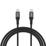 Cablu pentru incarcare si transfer de date Dudao L3CC, 2x USB-C, 60W, 1.2m, Negru 2 - lerato.ro