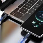 Cablu pentru incarcare si transfer de date Dudao L3CC, 2x USB-C, 60W, 1.2m, Negru 7 - lerato.ro