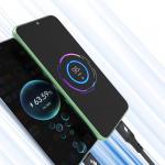 Cablu pentru incarcare si transfer de date Dudao L3E 3 in 1, USB la USB-C/Lightning/Micro-USB, 60W, 1.2m, Negru 14 - lerato.ro