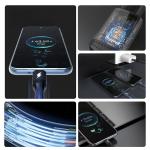 Cablu pentru incarcare si transfer de date Dudao L3F, 3x USB-C, 100W, 1.2m, Negru 8 - lerato.ro