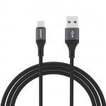 Cablu pentru incarcare si transfer de date Dudao L3ST, USB/USB-C, 5A, 1.2m, Negru 2 - lerato.ro