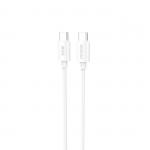 Cablu pentru incarcare si transfer de date Dudao L4C, 2x USB-C, 30W, 2m, Alb 2 - lerato.ro
