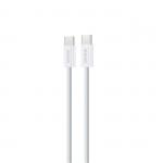 Cablu pentru incarcare si transfer de date Dudao L6C, 2x USB-C, 30W, 2m, Albastru deschis 5 - lerato.ro