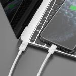 Cablu pentru incarcare si transfer de date Dudao L6X, USB-C/Lightning, 20W, 1m, Alb 7 - lerato.ro