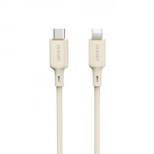 Cabluri de date si incarcare, Cablu pentru incarcare si transfer de date Dudao L7SCL, USB-C/Lightning, 30W, 2m, Bej, lerato.ro
