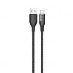 Cablu pentru incarcare si transfer de date Dudao L22T, USB/USB-C, 120W, 1m, Gri 2 - lerato.ro