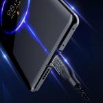Cablu pentru incarcare si transfer de date Dudao L22T, USB/USB-C, 120W, 1m, Gri 7 - lerato.ro