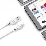 Cablu pentru incarcare si transfer de date Dudao L4L, USB/Lightning, 2.4A, 1m, Alb 4 - lerato.ro