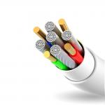 Cablu pentru incarcare si transfer de date Dudao L1L, USB/Lightning, 3A, 1m, Alb 6 - lerato.ro