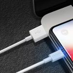 Cablu pentru incarcare si transfer de date Dudao L1L, USB/Lightning, 3A, 1m, Alb 8 - lerato.ro