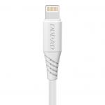 Cablu pentru incarcare si transfer de date Dudao L2L, USB/Lightning, 5A, 2m, Alb 3 - lerato.ro
