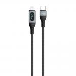 Cablu pentru incarcare si transfer de date Dudao L7 Max L, USB-C/Lightning, 20W, 1m, Negru 2 - lerato.ro