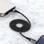 Cablu pentru incarcare si transfer de date Dudao L7 Max L, USB-C/Lightning, 20W, 1m, Negru 8 - lerato.ro