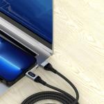 Cablu pentru incarcare si transfer de date Dudao L7 Max L, USB-C/Lightning, 20W, 1m, Negru 6 - lerato.ro