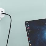 Cablu pentru incarcare si transfer de date Dudao L7 Max L, USB-C/Lightning, 20W, 1m, Negru 3 - lerato.ro