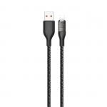 Cablu pentru incarcare si transfer de date Dudao L22L, USB/Lightning, 30W, 1m, Gri 2 - lerato.ro