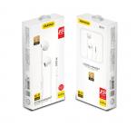 Casti audio cu microfon Dudao X14 Pro, In-ear, Control pe fir, Jack 3.5mm, Lungime cablu 1.2m, Alb 4 - lerato.ro