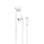 Casti audio cu microfon Dudao X14 Pro T, In-ear, Control pe fir, USB-C, Lungime cablu 1.2m, Alb 2 - lerato.ro