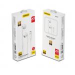 Casti audio cu microfon Dudao X14 Pro T, In-ear, Control pe fir, USB-C, Lungime cablu 1.2m, Alb 5 - lerato.ro