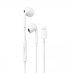 Casti audio cu microfon Dudao X14 Pro L-W1, In-ear, Control pe fir, Lightning, Lungime cablu 1.2m, Alb 2 - lerato.ro